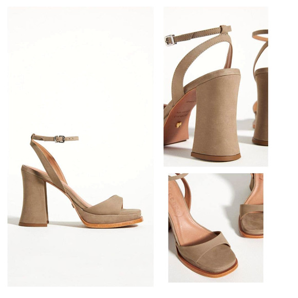 Vicenza Strappy Platform Heels - New - Size 8 (US) (EU 39) - Picture 2 of 7